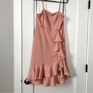 🌻 (3 FOR 15) | Forever21 Peach Flounce Dress